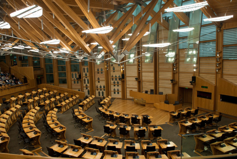 Le parlement écossais (Edimbourg)
