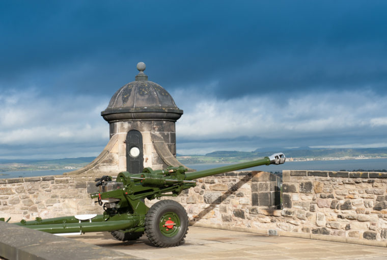 Le canon Horaire du château d'Edimbourg